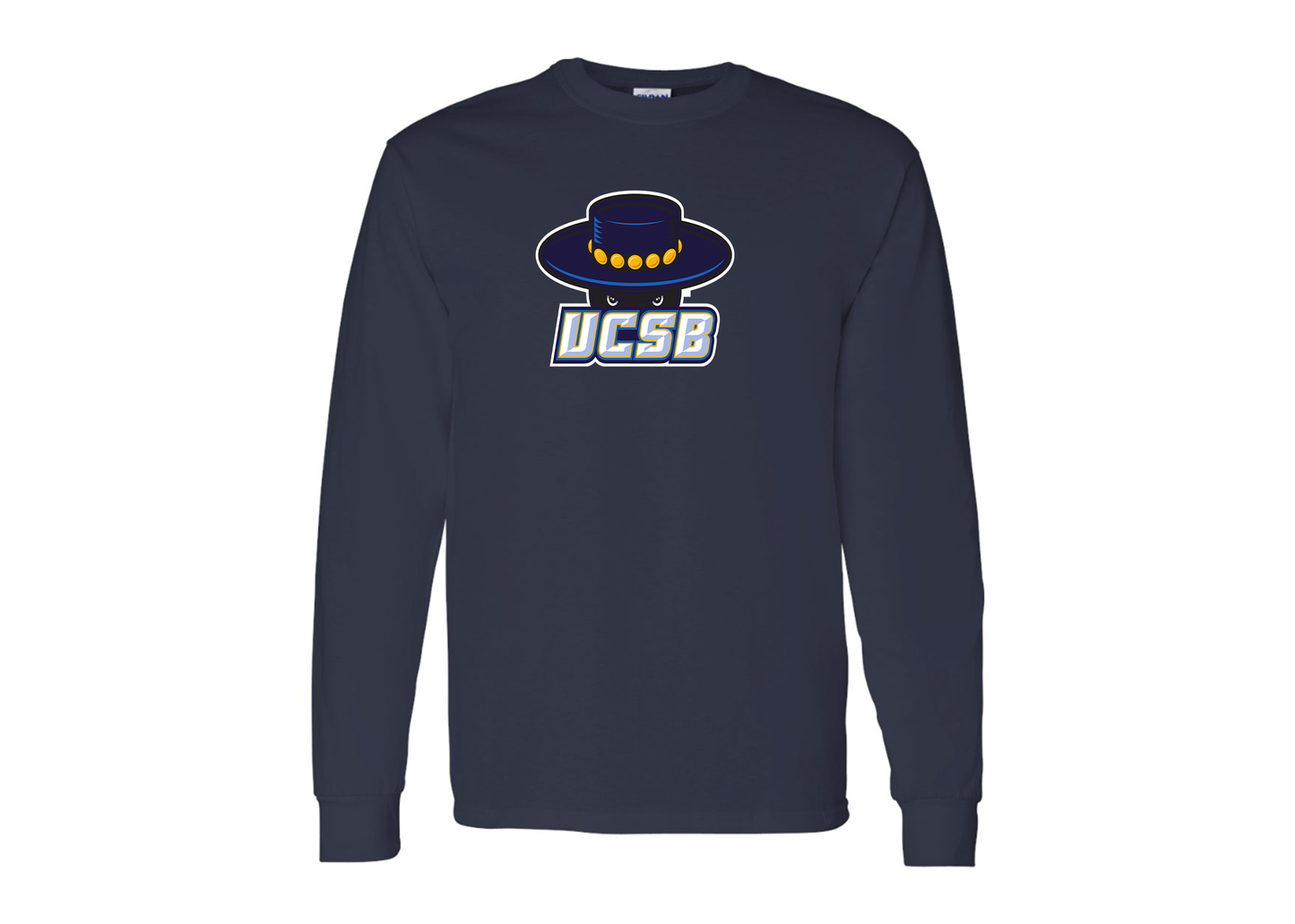 Men's UCSB Gauchos Gildan Heavy Cotton Long Sleeve T-Shirt