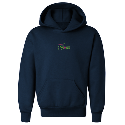 Youth Cyber Florist  Logo   Pullover Hoodie