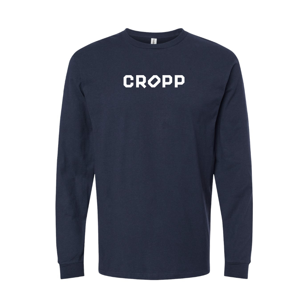 Youth Cropp Logo Cotton Long Sleeve T-Shirt
