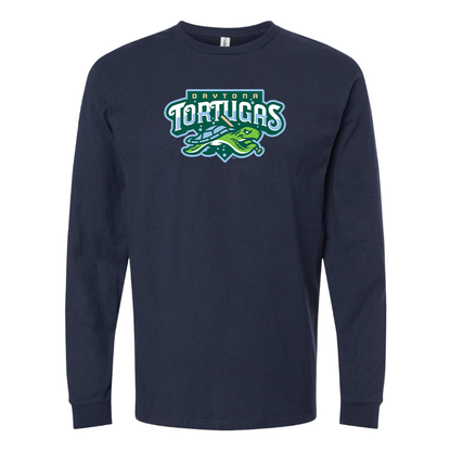 Men's Daytona Tortugas Logo Cotton Long Sleeve T-Shirt
