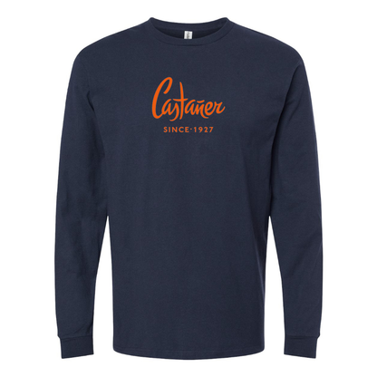 Men's Castaner Logo Cotton Long Sleeve T-Shirt