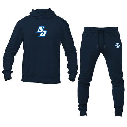 Men's San Diego Toreros Logo Hoodie Joggers Set