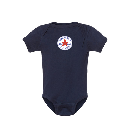 Chuck Taylor All Star Logo Baby Romper Onesie