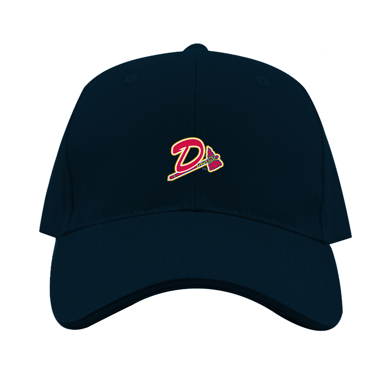 Danville Braves  Logo  Dad Baseball Cap Hat