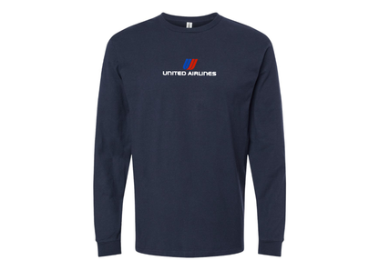 Men's United Airlines Logo Long Sleeve T-Shirt