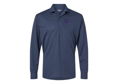 Men's Tulsa Golden Hurricane Paragon Prescott Long Sleeve Polo