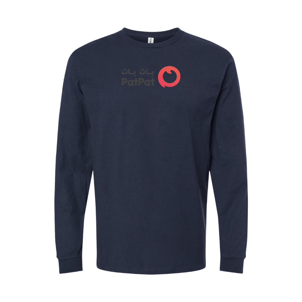 Men's PatPat Logo Long Sleeve T-Shirt