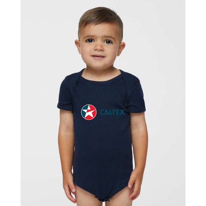 Caltex Gas Station Rabbit Skins Infant Baby Rib Bodysuit