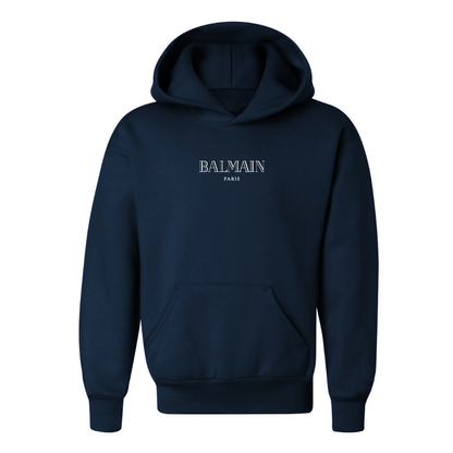 Youth  Balmain Logo  Pullover Hoodie
