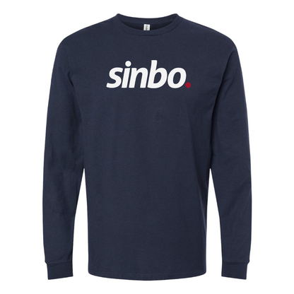 Men's Sinbo Logo Cotton Long Sleeve T-Shirt