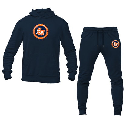 Men's Bowling Green Hot Rods Logo Hoodie Joggers Set