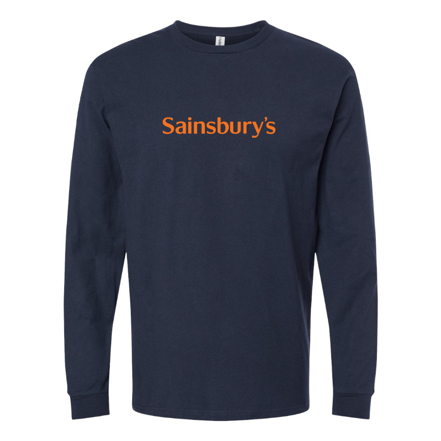 Men's Sainsbury_s Logo Long Sleeve T-Shirt