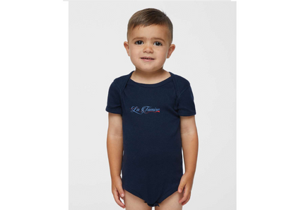 La Tamise Logo  Rabbit Skins Infant Baby Rib Bodysuit