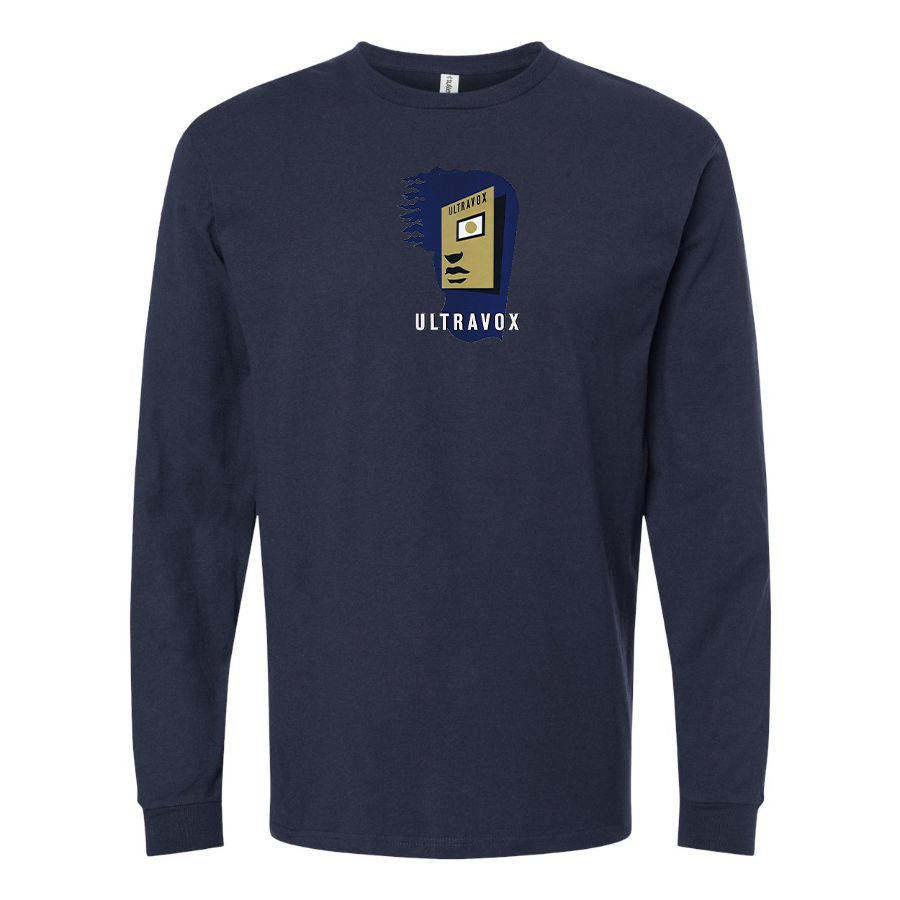 Men's Ultravox Logo  Cotton Long Sleeve T-Shirt