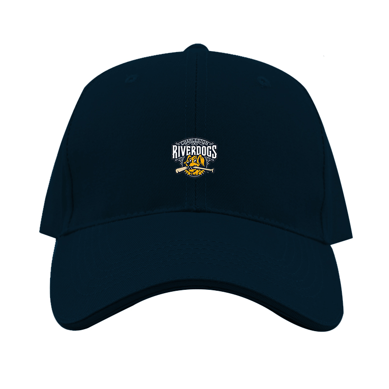 Charleston RiverDogs Logo  Dad Baseball Cap Hat