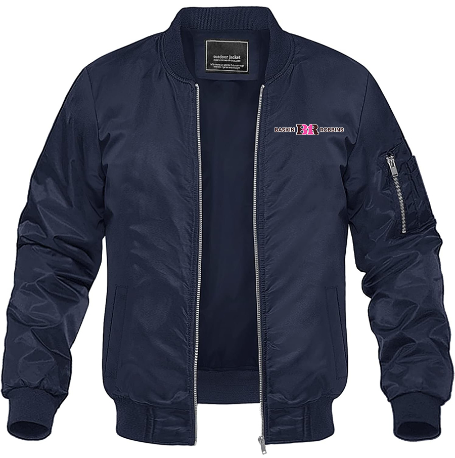 Men's Baskin-Rоbbins Lightweight Bomber Jacket - Navy