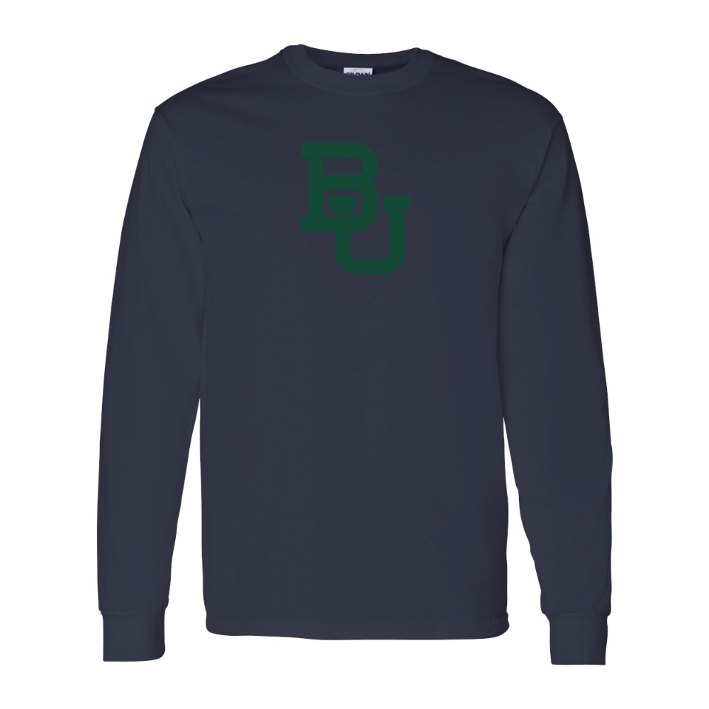 Men's  Baylor Bears Gildan Heavy Cotton Long Sleeve T-Shirt