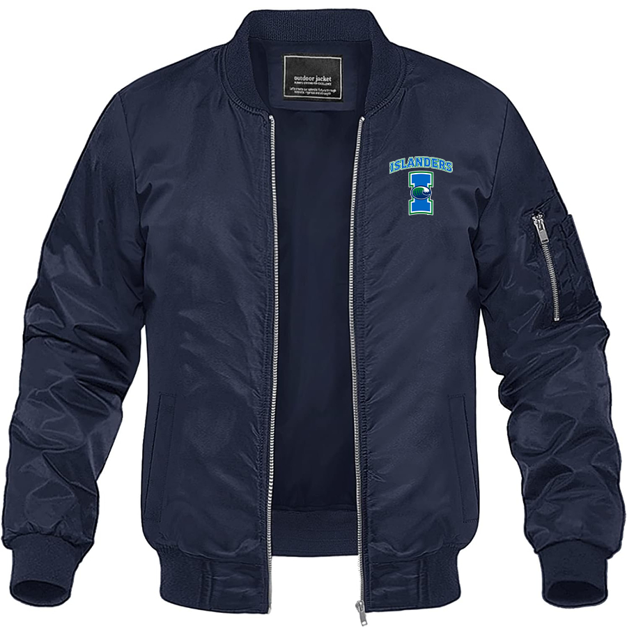 Men's Texas AM CC Islanders Lightweight Bomber Jacket - Navy