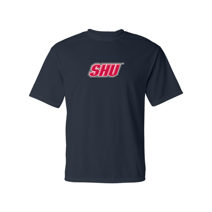 Men's Sacred Heart Pioneers Logo Polyester T-Shirt