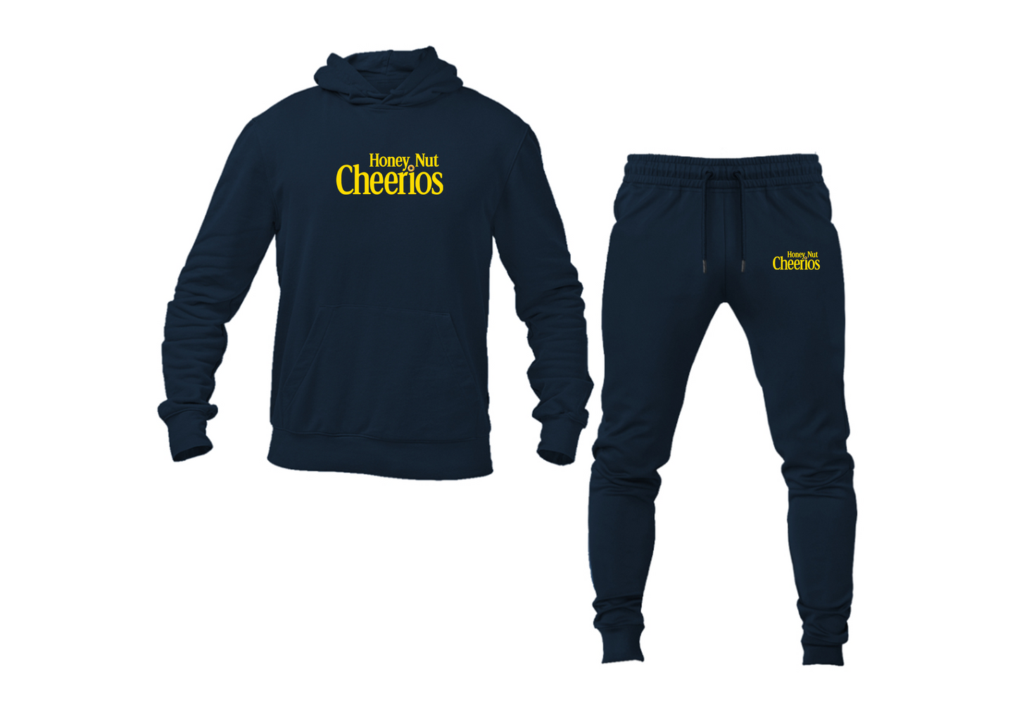 Men's Honey Nut Cheerios Logo Hoodie Joggers Set