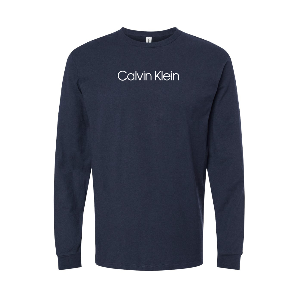 Youth Calvin Klein Logo Cotton Long Sleeve T-Shirt