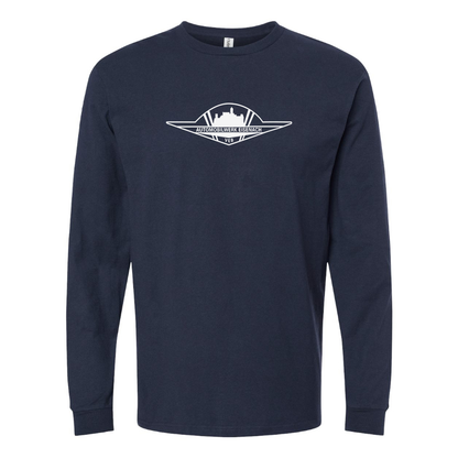 Men's Wartburg Logo  Cotton Long Sleeve T-Shirt
