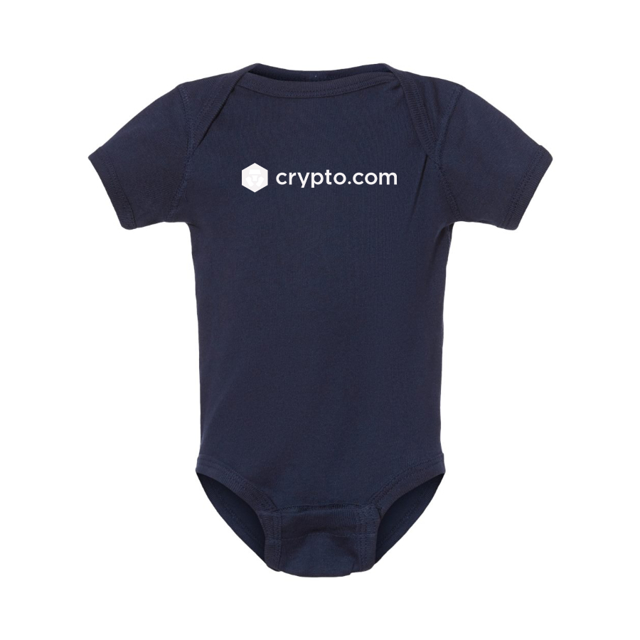 Crypto.Com  Logo Baby Onesie Romper