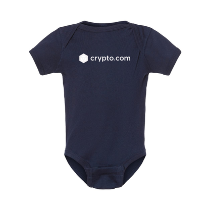 Crypto.Com  Logo Baby Onesie Romper