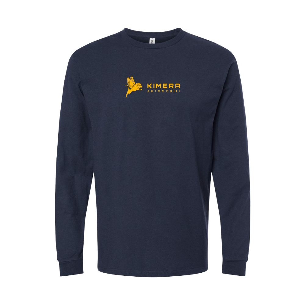 Youth Kimera Automobili Logo Cotton Long Sleeve T-Shirt