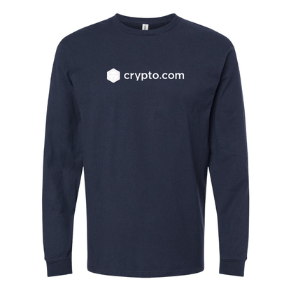 Youth Crypto.Com  Logo Long sleeves