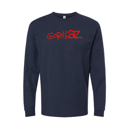 Youth Gorillaz Logo Cotton Long Sleeve T-Shirt