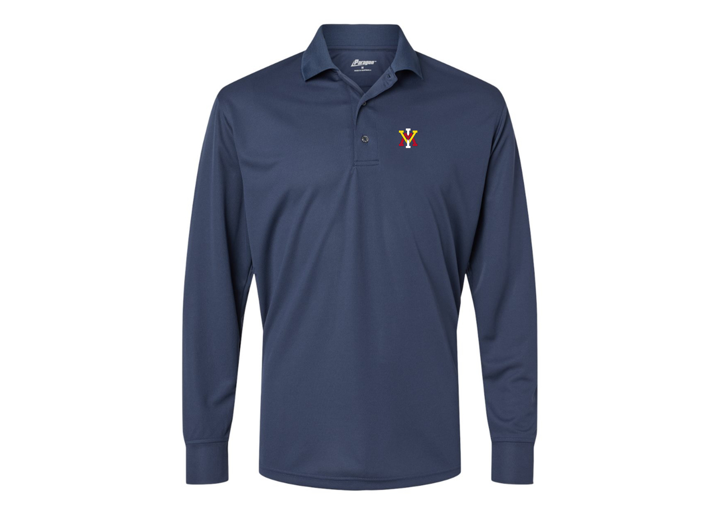 Men's VMI Keydets Paragon Prescott Long Sleeve Polo