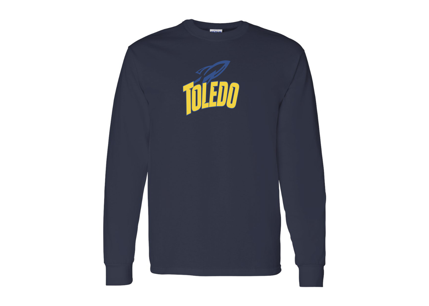 Men's Toledo Rockets Gildan Heavy Cotton Long Sleeve T-Shirt