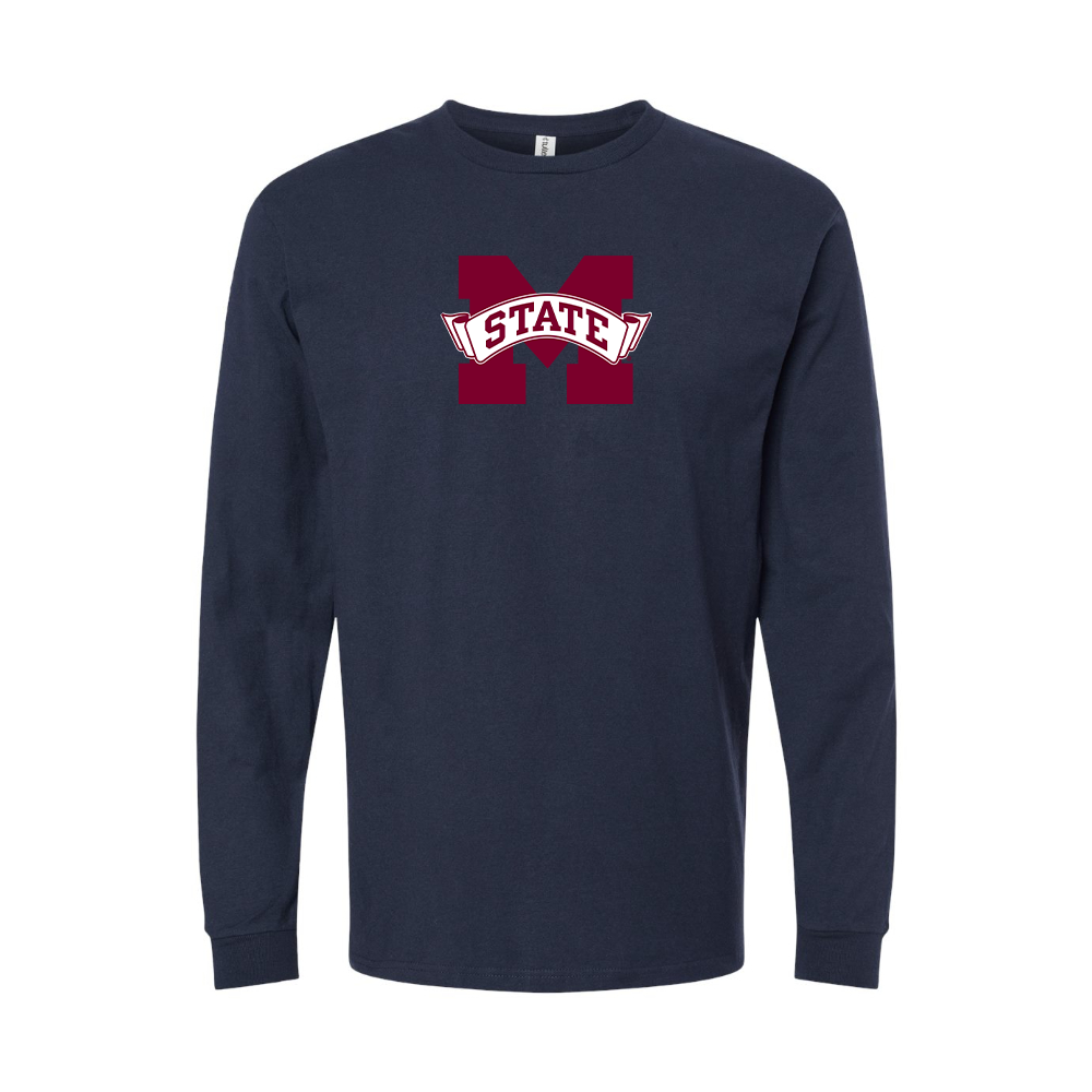 Men's Mississippi State Bulldogs Logo Long Sleeve T-Shirt