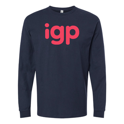 Men's Indian Gifts Portal  Logo Cotton Long Sleeve T-Shirt