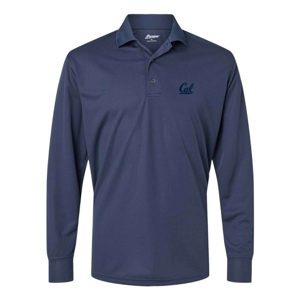 Men's California Golden Bears  Paragon Prescott Long Sleeve Polo