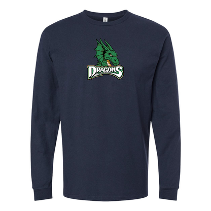 Men's Dayton Dragons Logo Cotton Long Sleeve T-Shirt