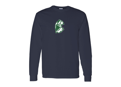 Men's Utah Valley Wolverines Gildan Heavy Cotton Long Sleeve T-Shirt