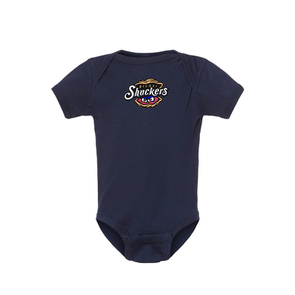 Biloxi Shuckers Logo Baby Romper Onesie