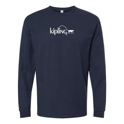 Men's Kipling Logo Cotton Long Sleeve T-Shirt