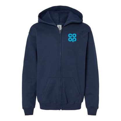 Youth CoOp Gildan Heavy Blend Full Zip Hooded Sweatshirt