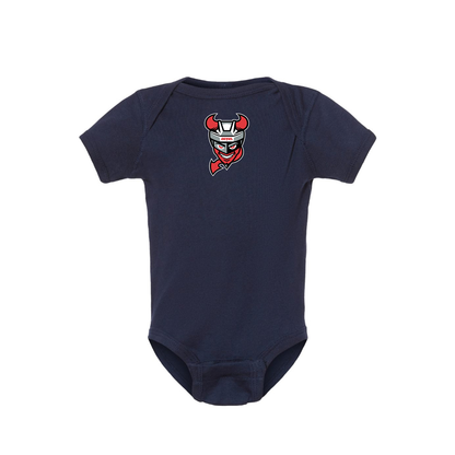 Binghamton Devils Logo Baby Romper Onesie