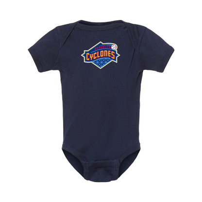 Brooklyn Cyclones Logo Baby Onesie Romper