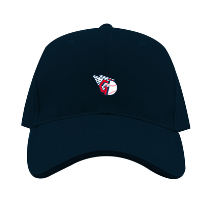 Cleveland Guardians  Logo  Dad Baseball Cap Hat