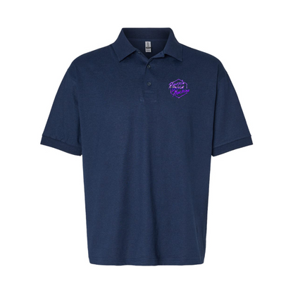 Men's Purple Disco Machine Dry Blend Polo