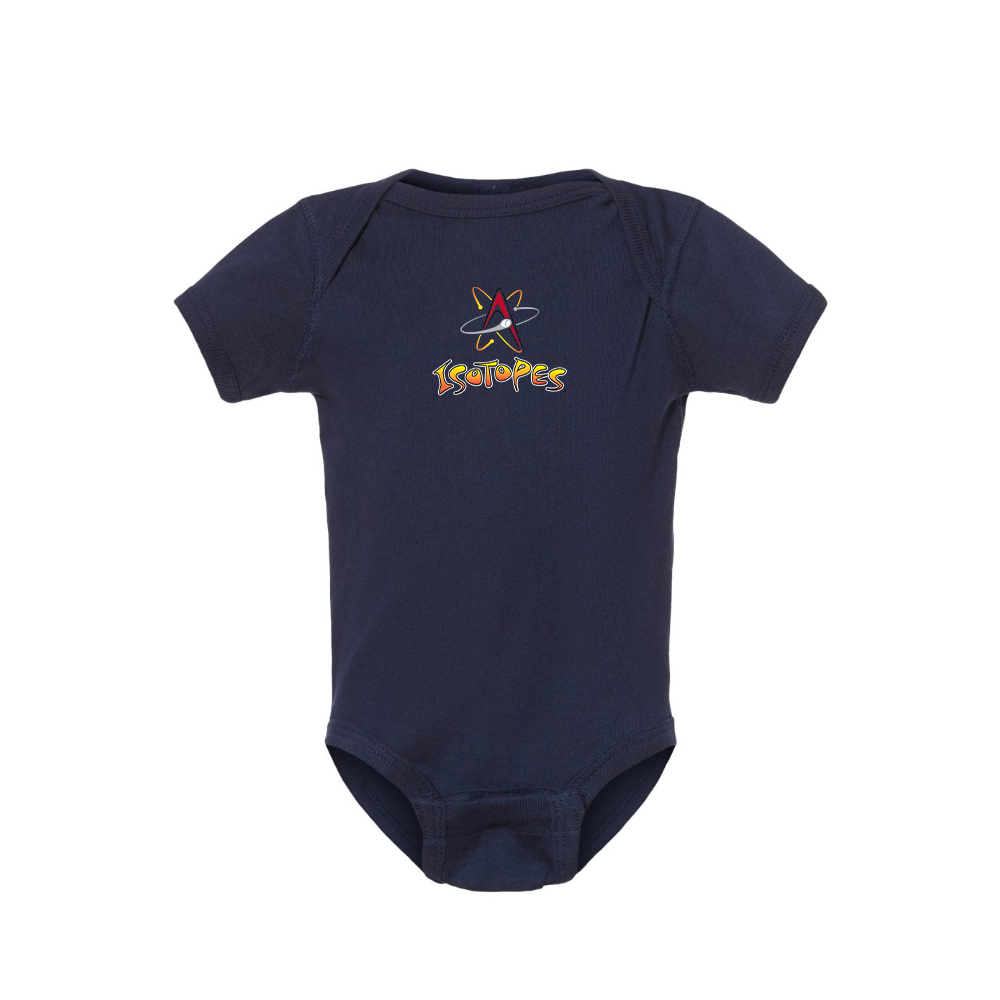 Albuquerque Isotopes Logo Baby Romper Onesie