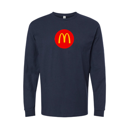Men's McDonalds  Logo Long Sleeve T-Shirt
