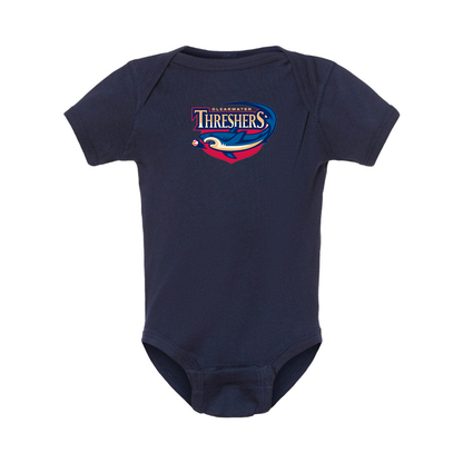 Clearwater Threshers Logo Baby Onesie Romper