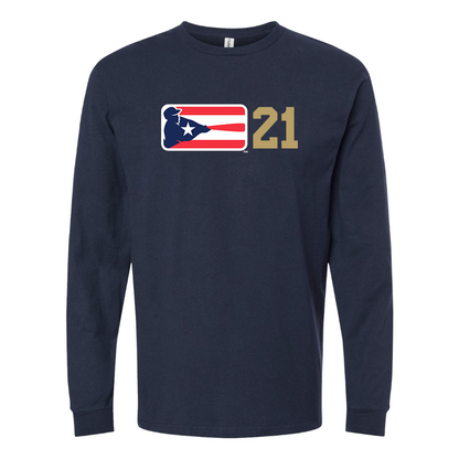Youth  Liga de Beisbol Profesional Roberto Clemente Logo Long sleeves