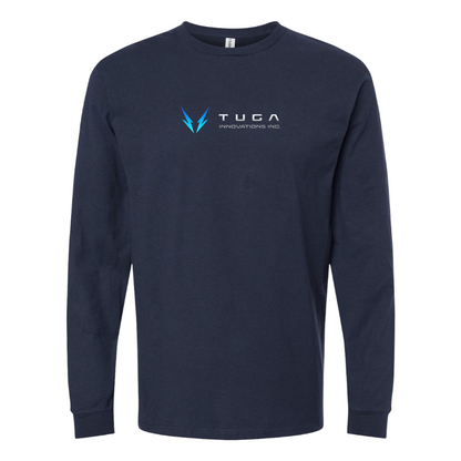 Youth TUGA Innovations Logo Cotton Long Sleeve T-Shirt